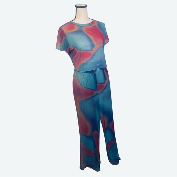 Wild Fable Tie Dye Bikini with Matching Mesh Cover Up - size medium - Picture 8 of 15